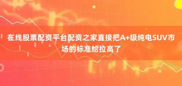 在线股票配资平台配资之家直接把A+级纯电SUV市场的标准给拉高了